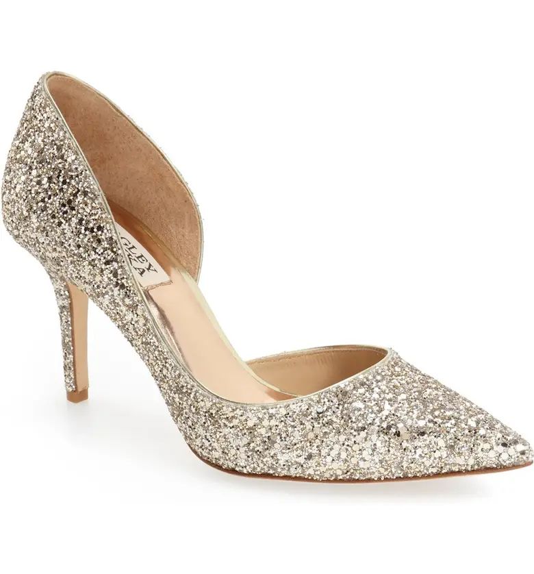 Badgley Mischka 'Daisy' Embellished Pointy Toe Pump | Nordstrom