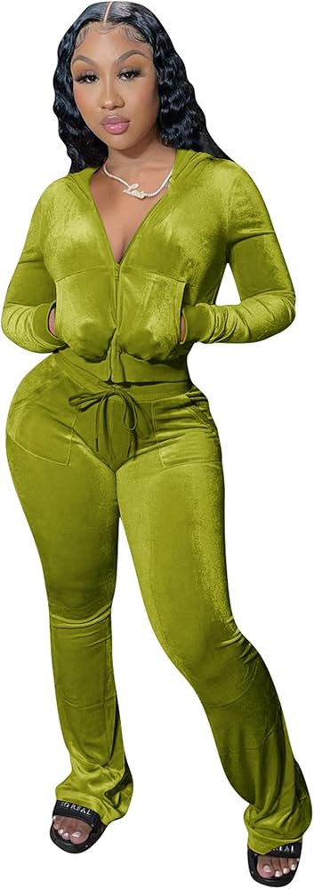 yidengymx Womens Tracksuit Two Piece Outfits for Women | Amazon (US)