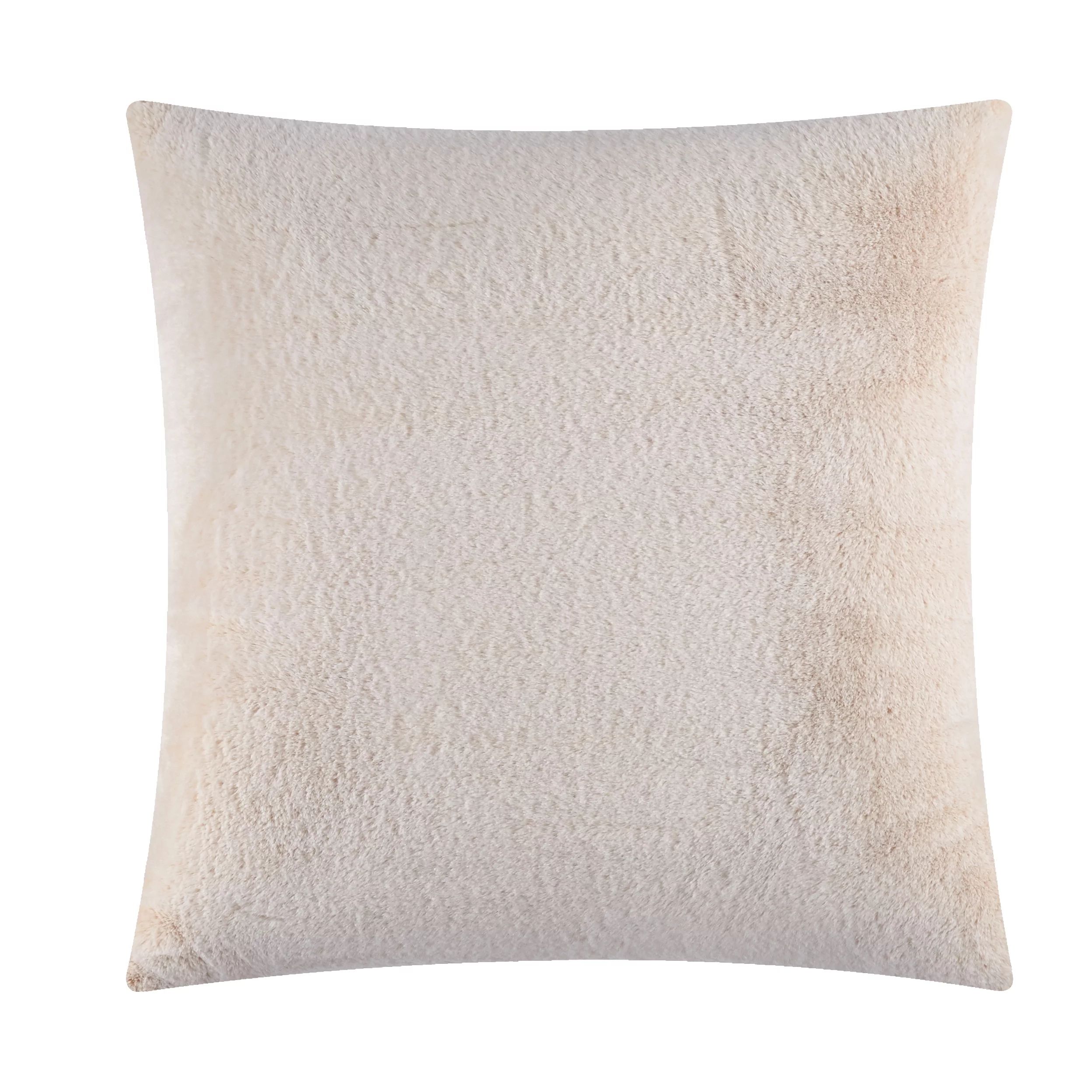 Better Homes & Gardens Luxe Faux Fur Decorative Throw Pillow | Walmart (US)