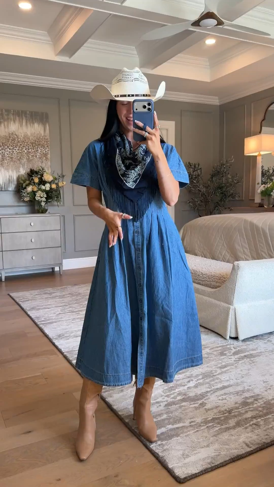 This dress is so beautiful and flattering!!

country concert outfits, western, maxi dress, denim, fall outfits, Katy roach, livingmybeststyle

#LTKootd #LTKSeasonal #LTKPetite