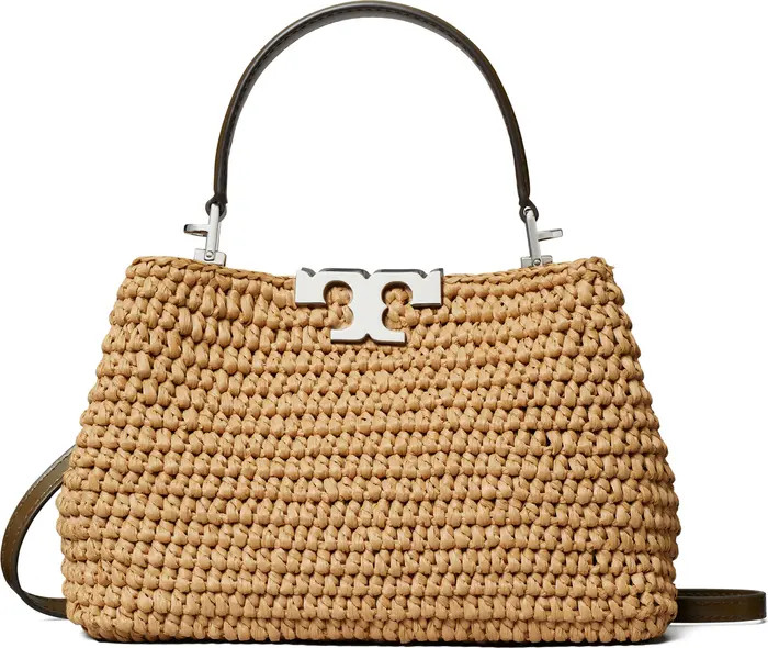 Mini Eleanor Raffia Satchel | Nordstrom