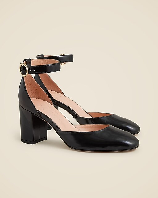 Maise ankle-strap heels in leather | J. Crew US