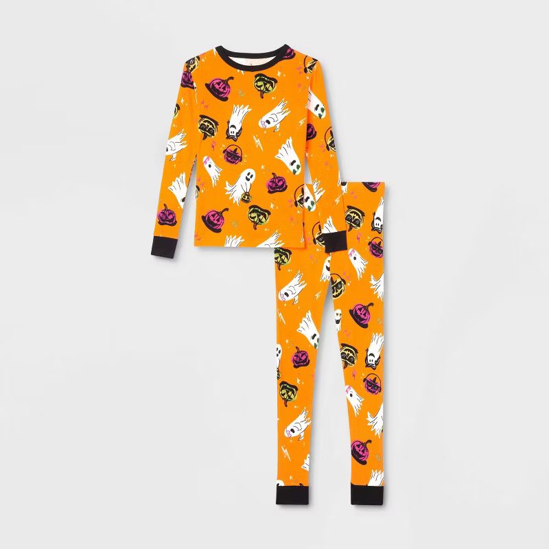 Kids' 'Ghost' Printed Glow-in-the-Dark Halloween Matching Family Pajama Set - Hyde & EEK! Boutiqu... | Target