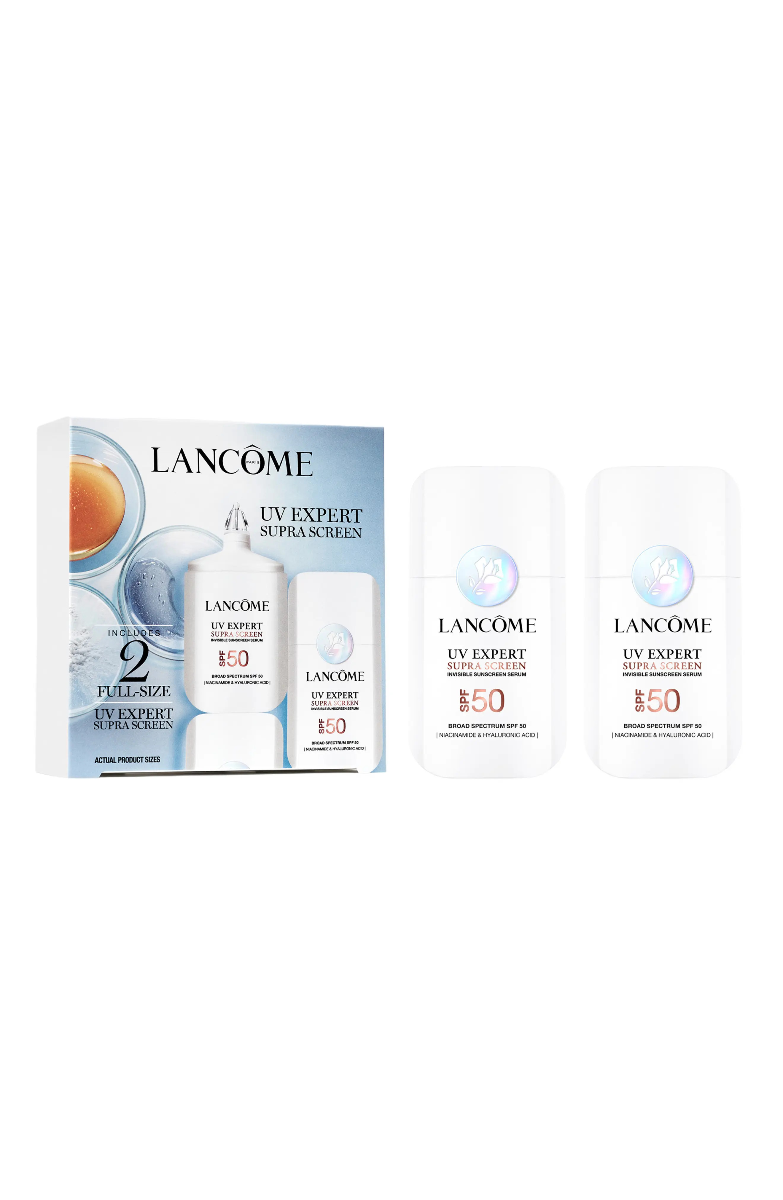 Supra Screen Invisible Sunscreen Serum SPF 50+ 2-Piece Gift Set $100 Value (Women) | Nordstrom | Nordstrom