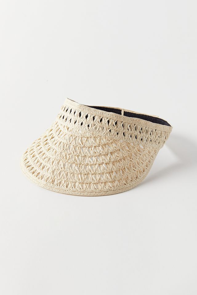 Maisie Straw Visor | Urban Outfitters (US and RoW)