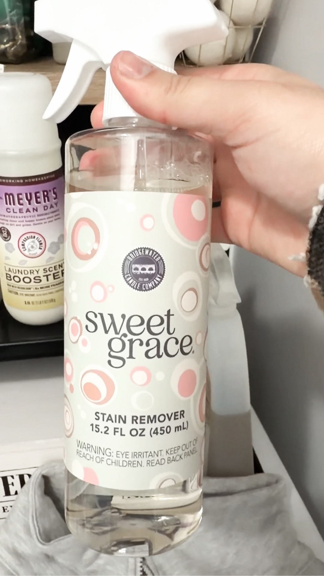 ✨ New obsession unlocked ✨
Just tried the NEW Sweet Grace Stain Remover from Bridgewater Candles and I’m honestly impressed 🤍

From coffee spills ☕️ to makeup messes 💄 — it actually works and smells amazing (like Sweet Grace!!). Perfect for busy days, diaper bags, car messes, and everything in between 🙌

Mom life = messy… but at least my stains don’t have to be 💁🏼‍♀️✨

#sweetgrace #stainremover #laundryday #momlife #cleaninghacks #onthegoessential

#LTKdayinmylife #LTKmomlife
