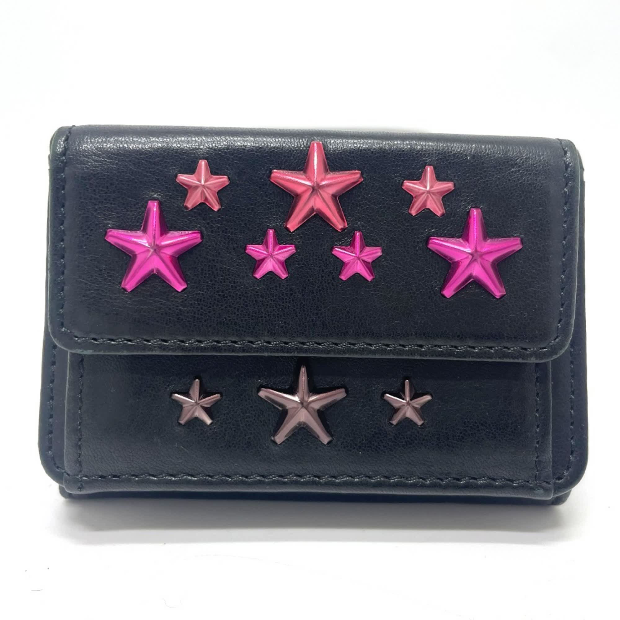 Jimmy Choo Leather Wallet (Tri-Fold) (Pre-Owned) | Shop Simon