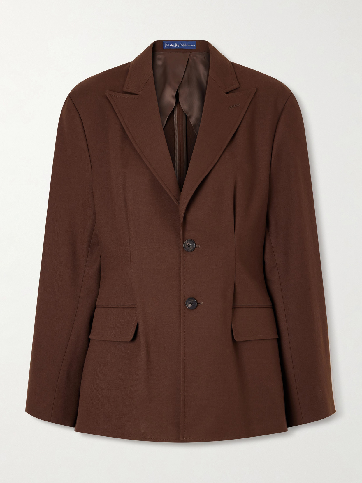 Polo Ralph Lauren - Single-breasted Cotton And Wool-blend Blazer - Brown | NET-A-PORTER (US)