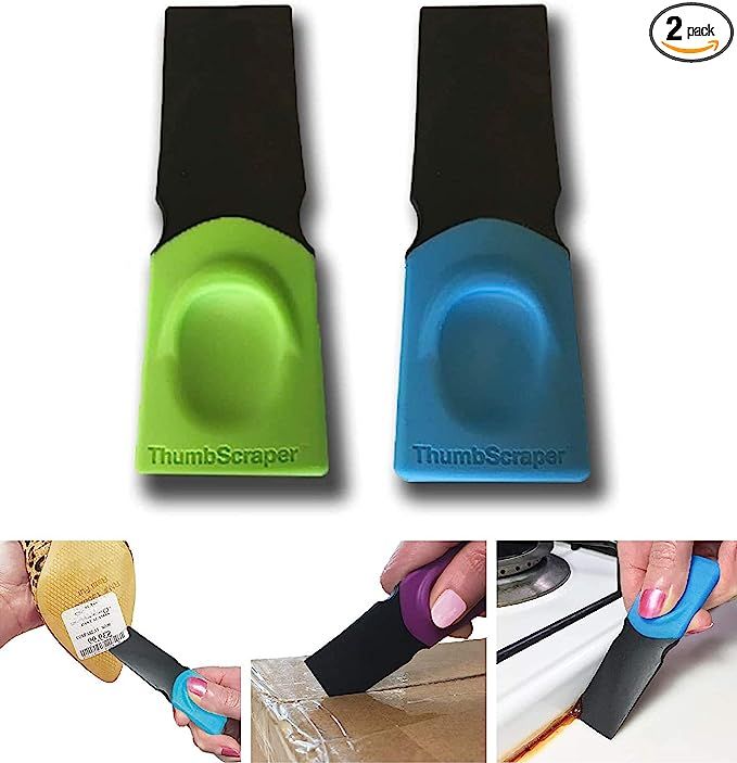 FusionBrands Thumb Scraper Tool, 2 Pack – Save Your Manicure – A Multi-Use Plastic Scraper, I... | Amazon (US)