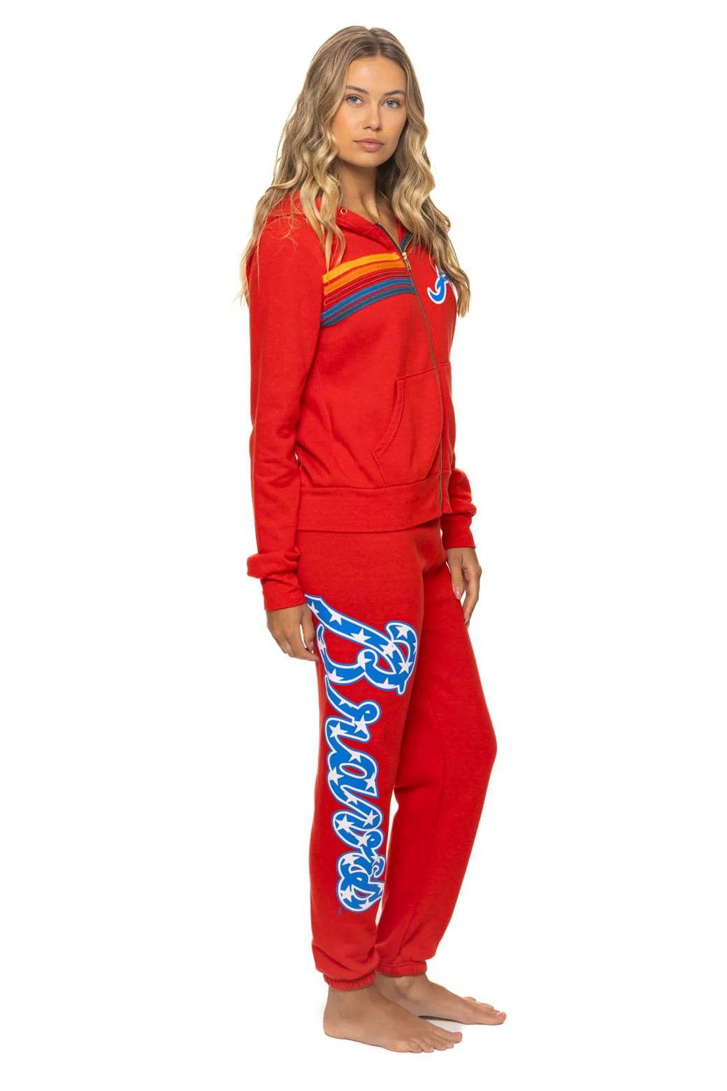 ATLANTA BRAVES 2026 SWEATPANTS - RED | Aviator Nation