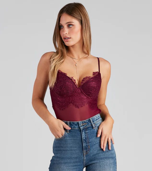 Pretty Bustier Bodysuit | Windsor Stores