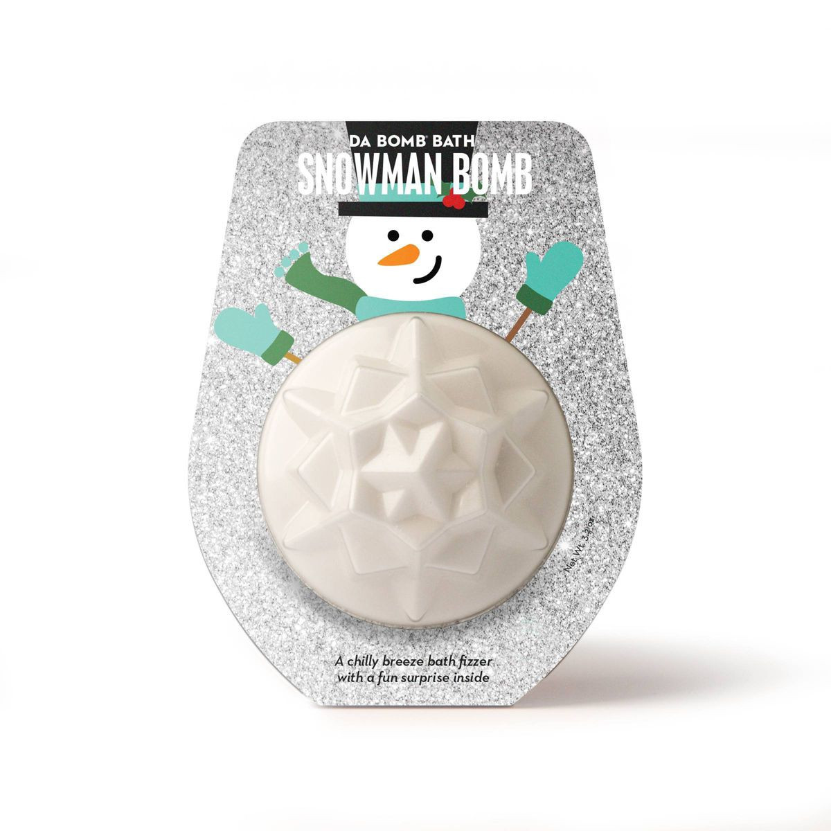 Da Bomb Bath Fizzers Snowman Bath Bomb - 3.2oz | Target