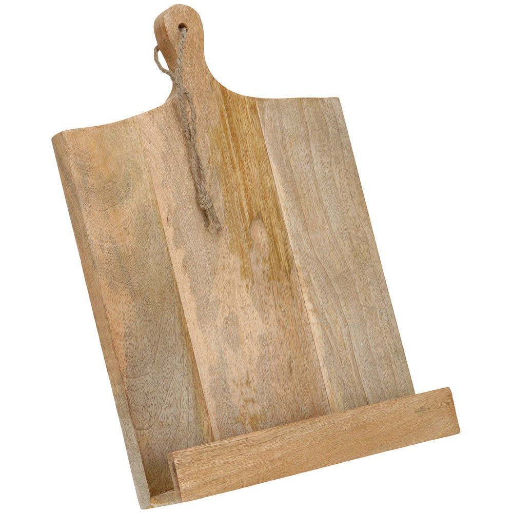 Wooden Chopping Board Shape Cook Cookery Book Recipe Holder Reading Stand Rest | Amazon (UK)