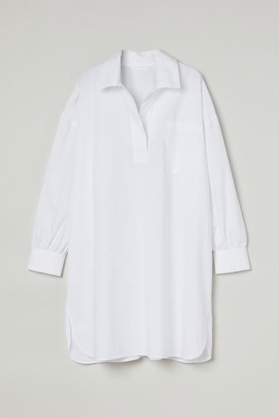 Oversized Cotton Shirt | H&M (US)