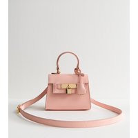 Light Pink Mini Top Handle Crossbody Bag New Look | New Look (UK)
