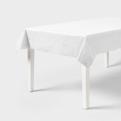 White Plastic Table Cloth - Spritz™ | Target