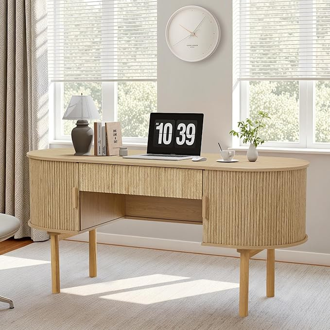 Executive Office Desk with Storage, 63 Inch Large Computer Workstation Desk with Drawer and File ... | Amazon (US)