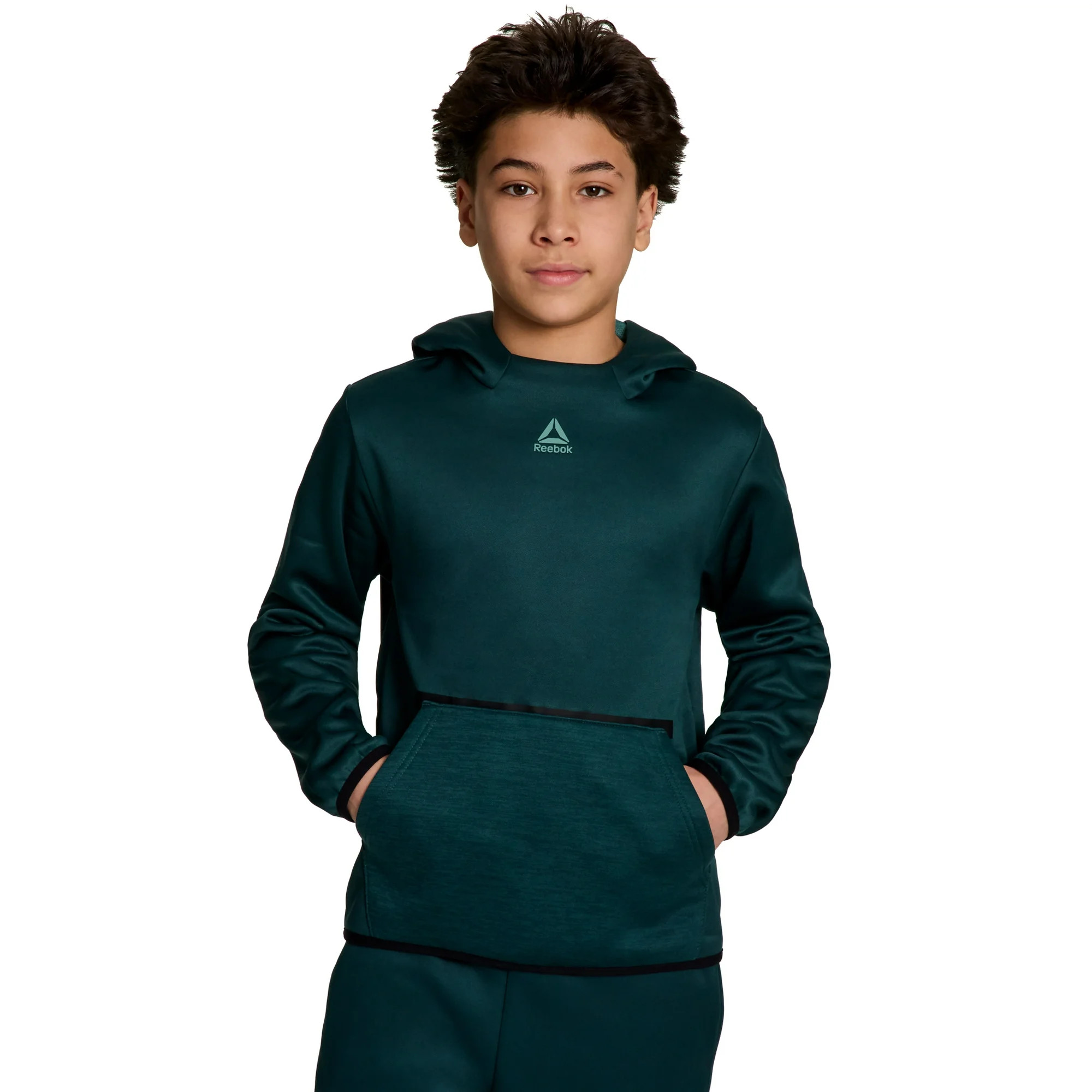 Reebok Boy's Athletic Cool Down Fleece Hoodie, Sizes 4-18 | Walmart (US)