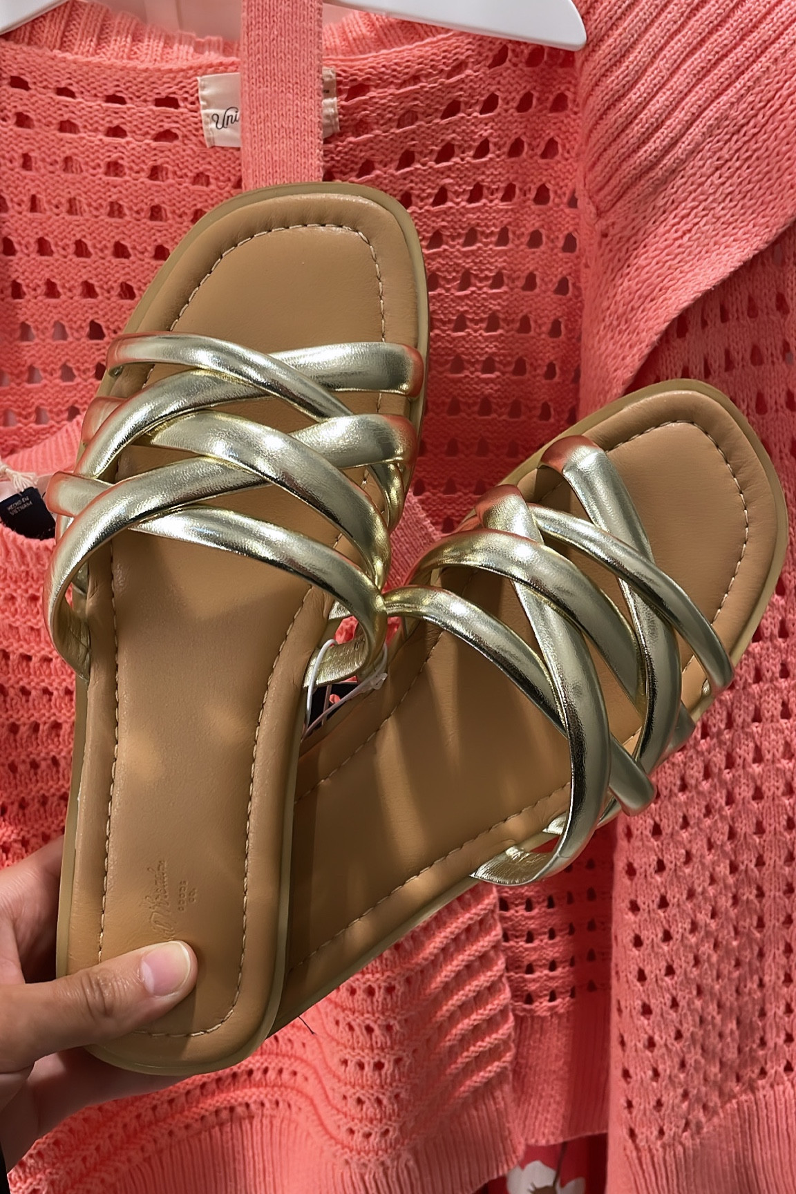 Cute sandals from Target! #summersandals #goldsandals #slides

#LTKFind #LTKshoecrush #LTKstyletip
