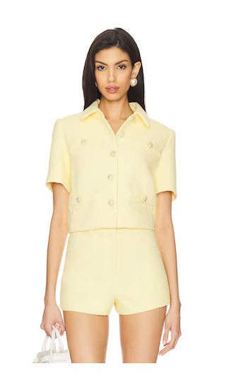 Eaton Jacket in Yellow | Revolve Clothing (Global)