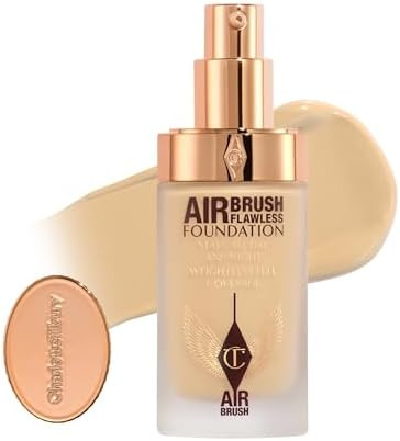 Charlotte Tilbury Airbrush Flawless Matte Foundation - Full Coverage Liquid Makeup with a Natural... | Amazon (US)