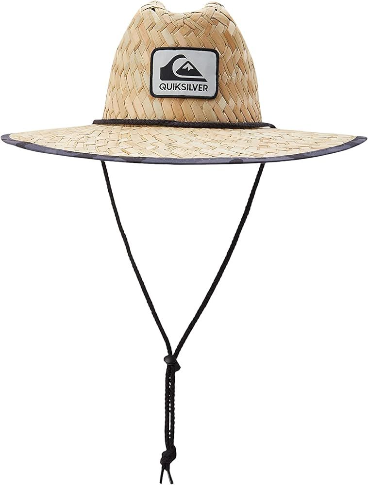 Quiksilver Men's Outsider Waterman Sun Protection Lifeguard Straw Hat | Amazon (US)