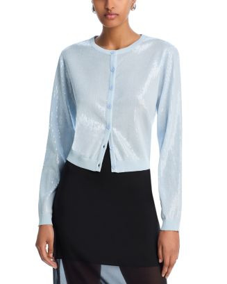 AQUA Sequin Cardigan - Exclusive  | Bloomingdale's Women | Bloomingdale's (US)