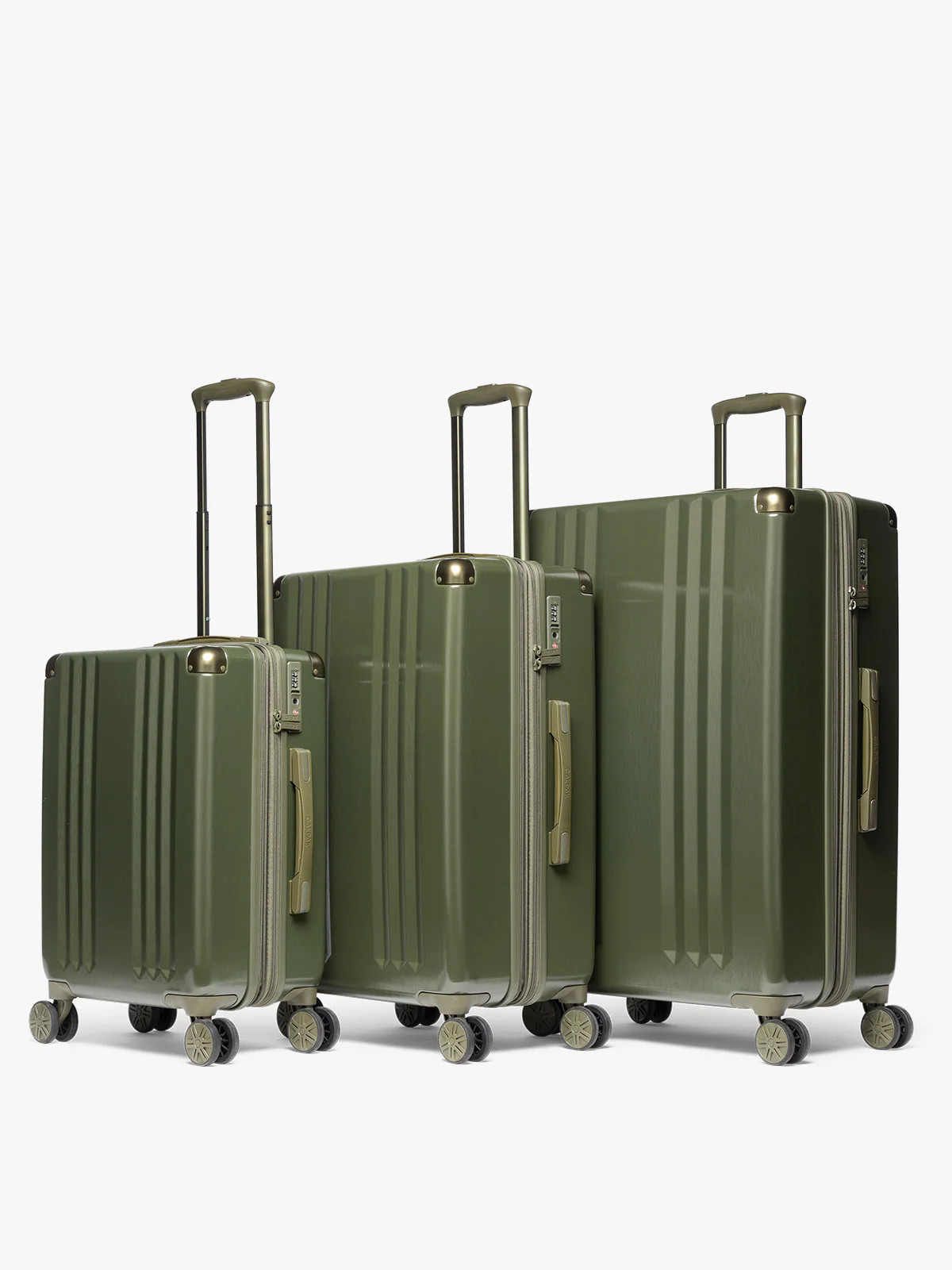 Ambeur 3-Piece Luggage Set in Pine | CALPAK