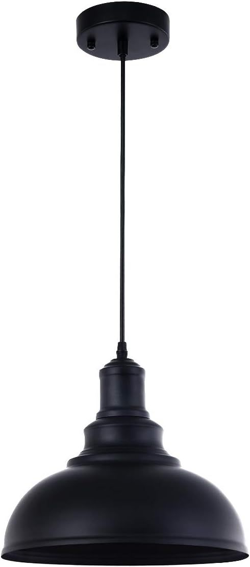 Pendant Lighting Metal Industrial Vintage Hanging Ceiling, Black, for Kitchen Home Lighting | Amazon (US)