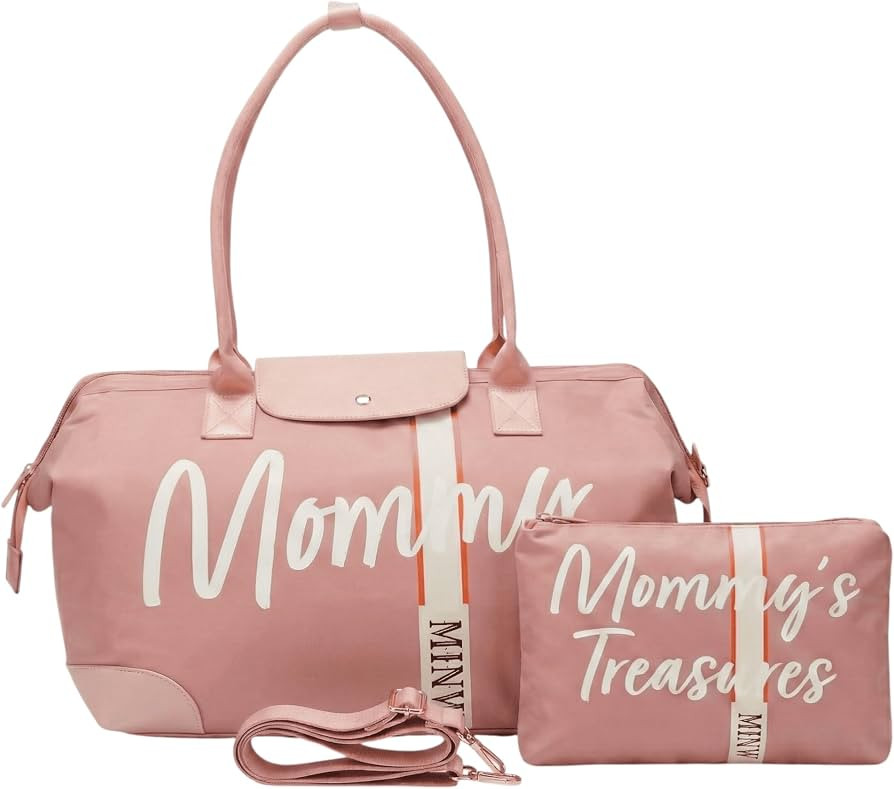 Mommy Bag Bundle for Hospital - Large Capacity Waterproof Diaper Bag with Mommy's Treasures Pouch... | Amazon (US)