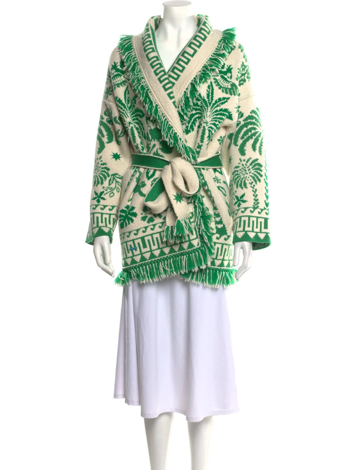 Printed V-Neck Sweater | The RealReal