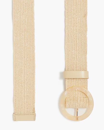 Straw waist belt | J.Crew Factory