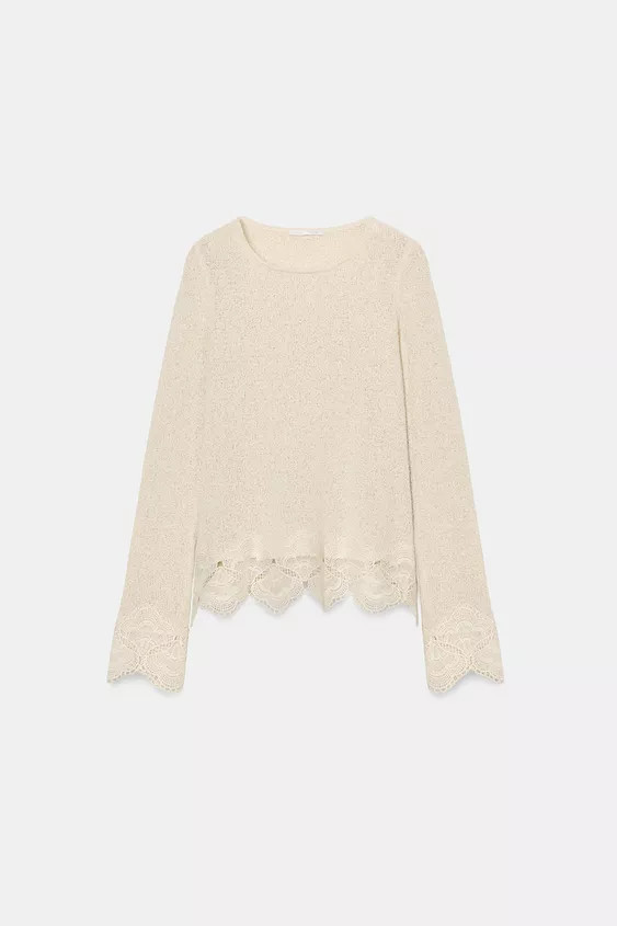 RUSTIC CROCHET TOP | Zara UK