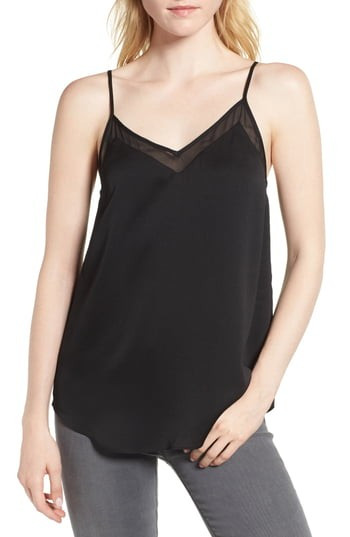 Women's 1.state Chiffon Trim Camisole | Nordstrom