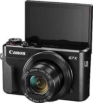 Canon PowerShot Digital Camera [G7 X Mark II] with Wi-Fi & NFC, LCD Screen, and 1-inch Sensor - Black, 100-1066C001 | Amazon (US)