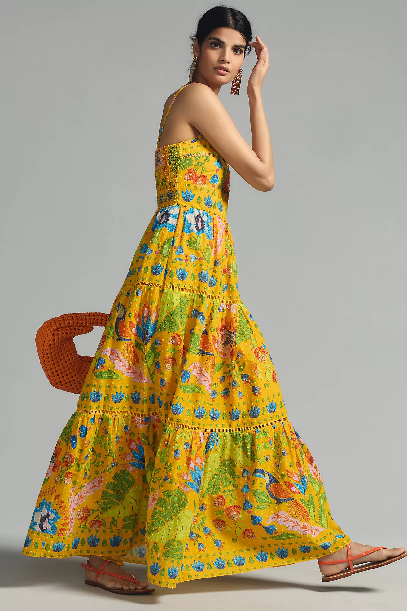Farm Rio Summer Garden Maxi Dress | Anthropologie (US)
