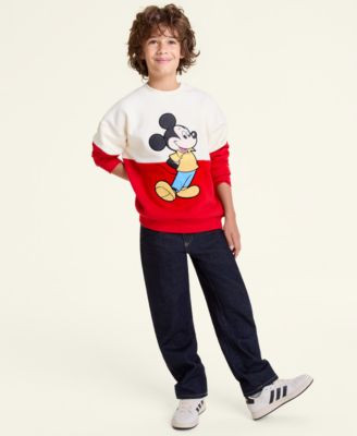 Kids XS-XL Mickey Mouse Crewneck Sweatshirt, Macy's Exclusive | Macy's