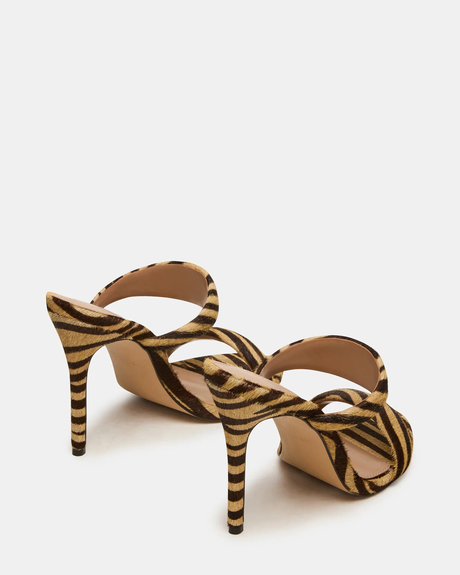 SATURN Tiger Stiletto Mule Women's Heel | Steve Madden (US)