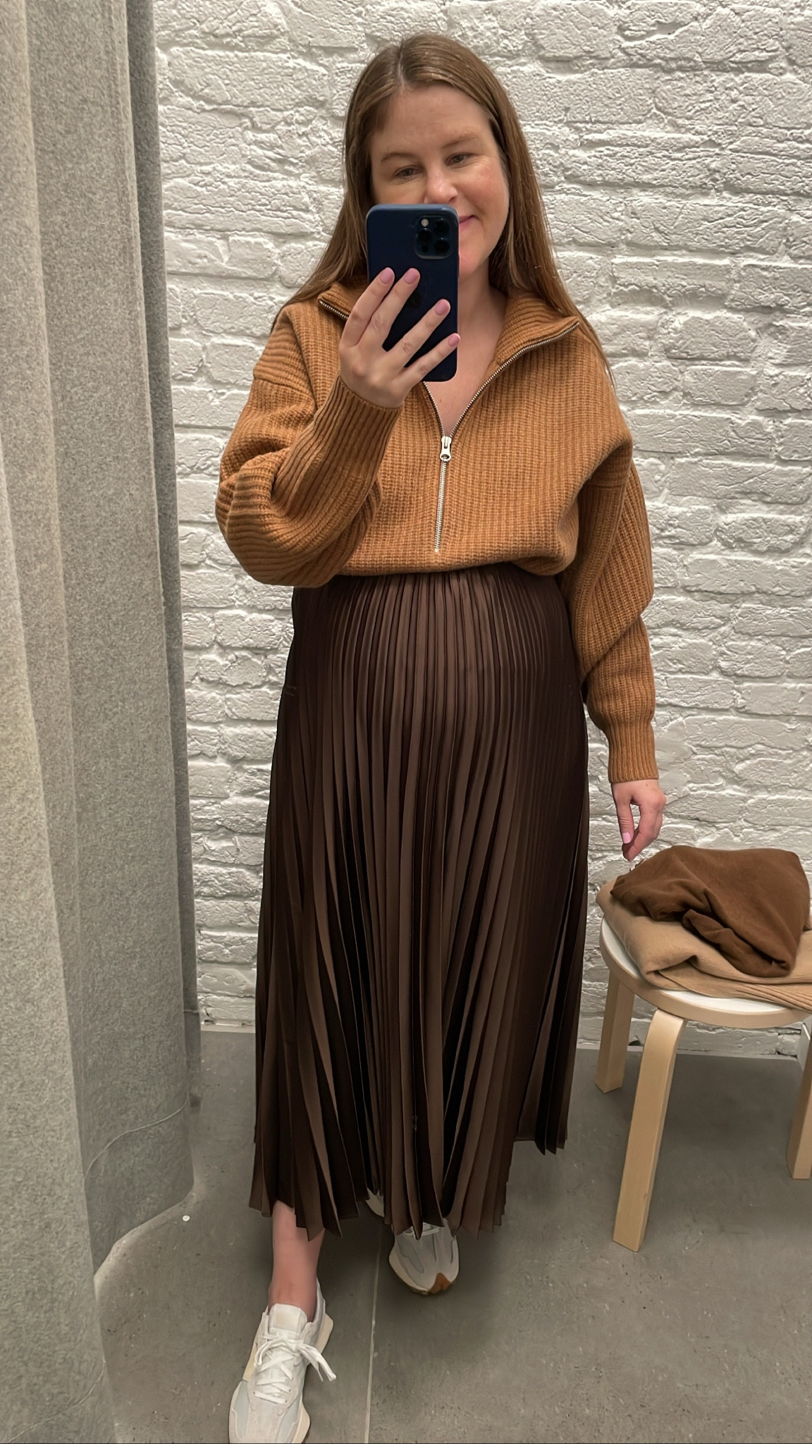 The cutest half zip sweater is on sale! Love all the color options. No code needed. Wear with jeans or work pants!

Fall fashion, fall sweater, half zip sweater, ribbed sweater, pleated skirt

#LTKstyletip #LTKSeasonal #LTKsalealert
