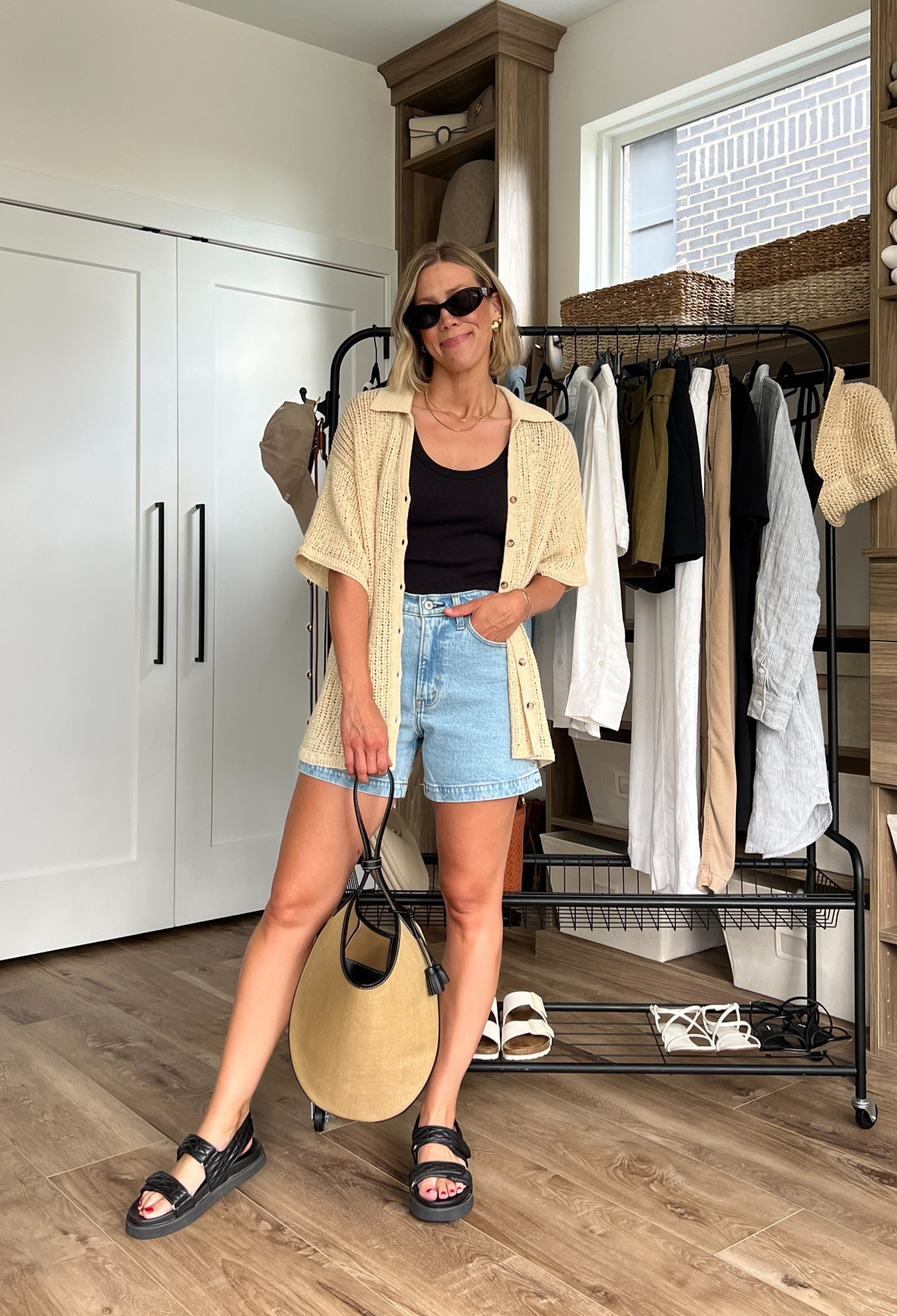 Wearing 26 shorts, XS tank (code: LINDSEY15), XS crochet cardigan, sandals tts 

#LTKFindsUnder100 #LTKFindsUnder50 #LTKStyleTip