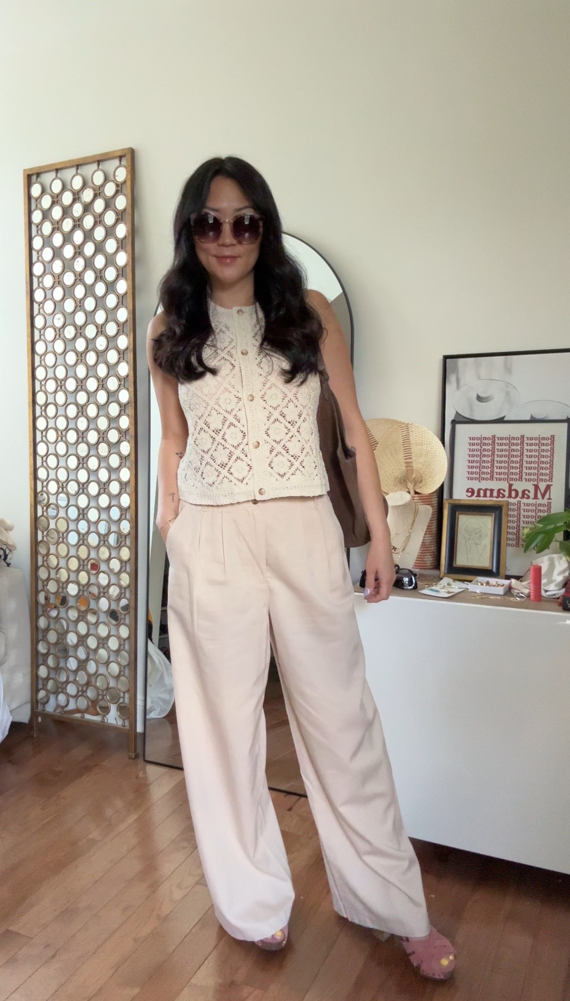 I love a monochromatic look with different textures. This top adds that extra bit of detail that I love. 

#LTKFindsUnder100 #LTKStyleTip