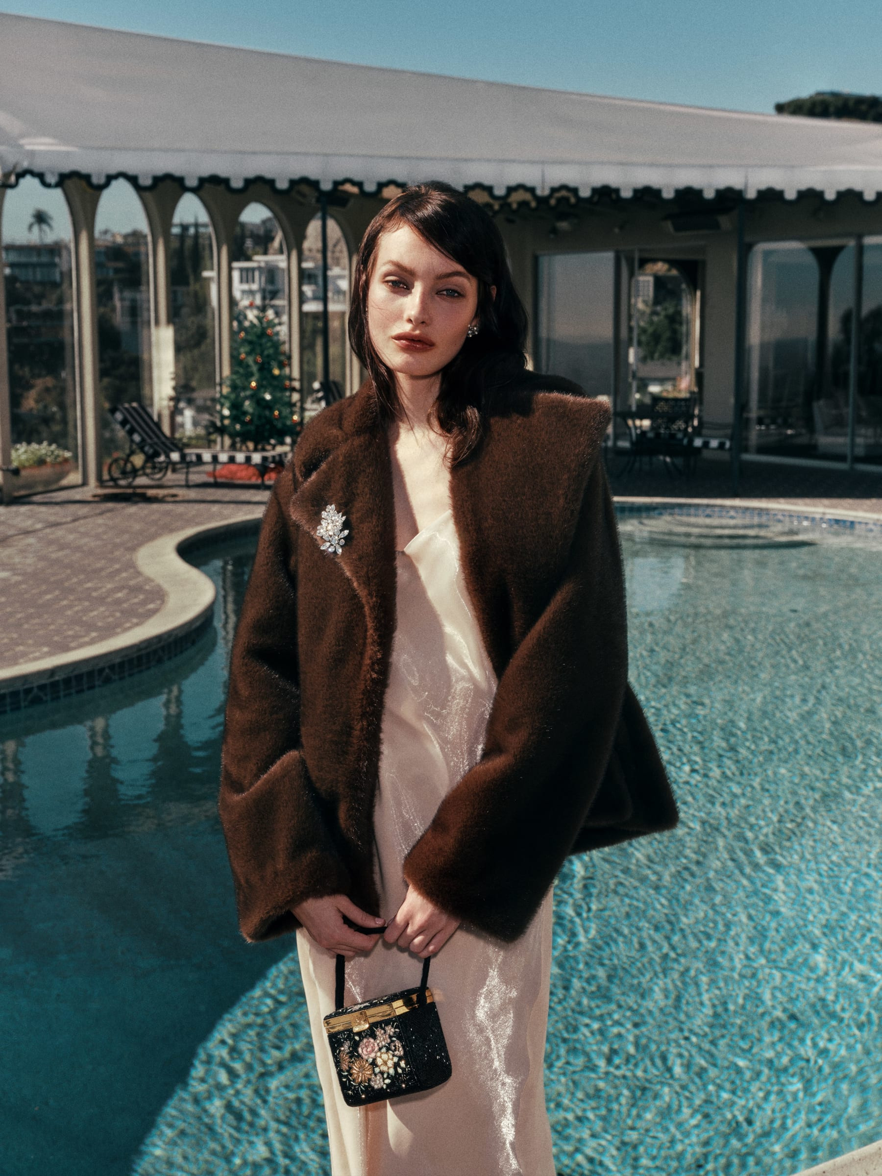 Ellie Faux Fur Coat | Reformation (Global)