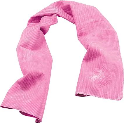 Ergodyne Chill Its 6602 Cooling Towel, Long Lasting Cooling Relief, Pink | Amazon (US)