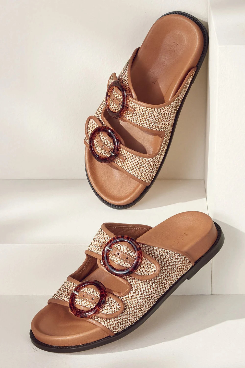 Reina Raffia Slides | Soft Surroundings
