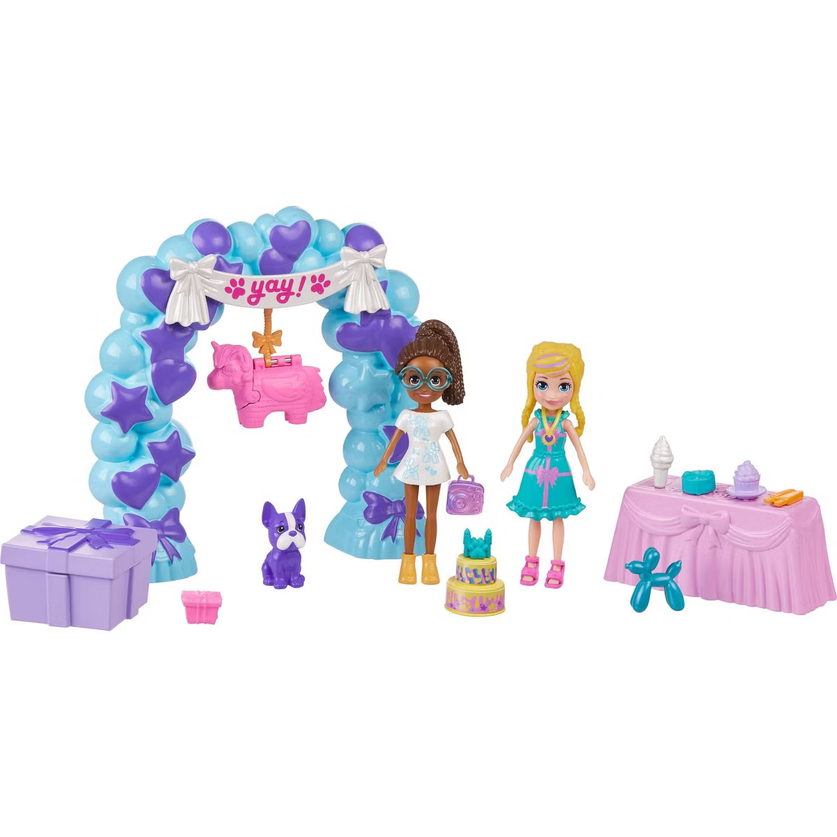Polly Pocket Birthday Party Storytelling Set - 37pc | Target