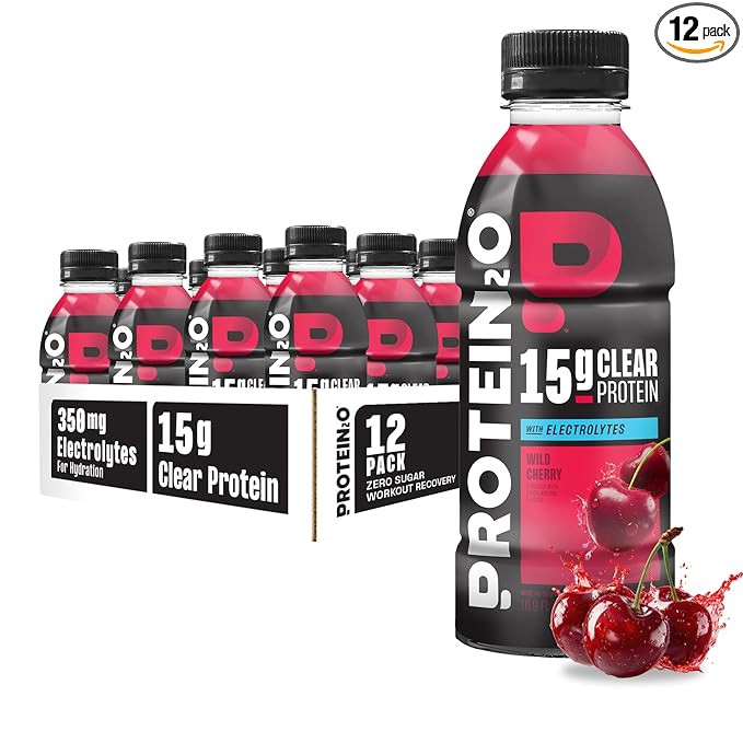 Protein2o Hydration Drink - 2-in-1 Liquid Clear Whey Protein Isolate and Electrolyte Drink - 15g ... | Amazon (US)
