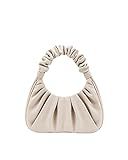 Amazon.com: JW PEI Women's Gabbi Ruched Hobo Handbag (Beige) : Clothing, Shoes & Jewelry | Amazon (US)