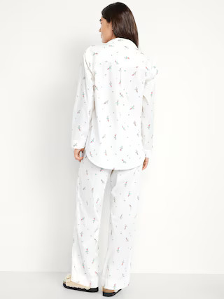Poplin Pajama Pant Set | Old Navy (US)
