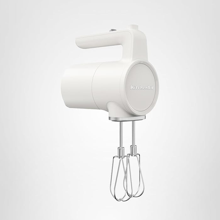 KitchenAid Go Cordless Hand Mixer - battery sold separately, KHMR700, Porcelain White | Amazon (US)