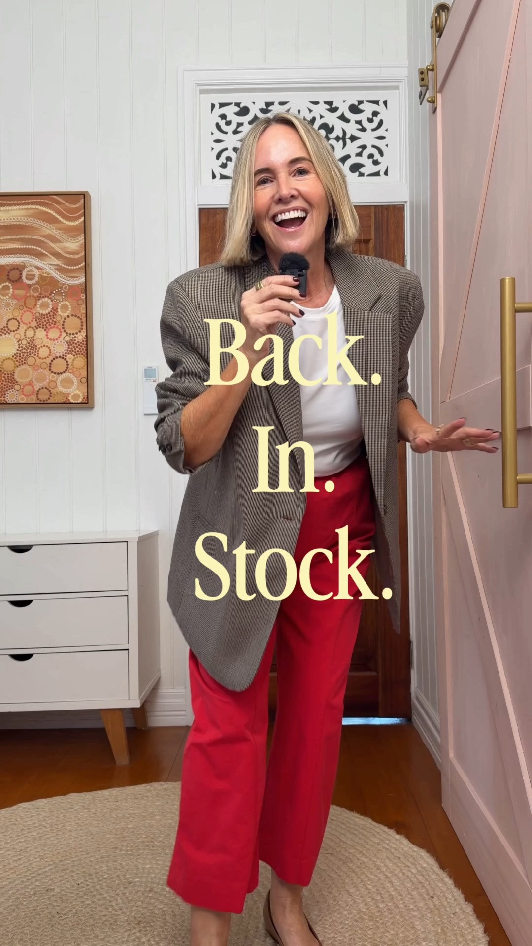 I wear size 10 in the pants and blazer

#LTKaustralia #LTKover50style #LTKspring